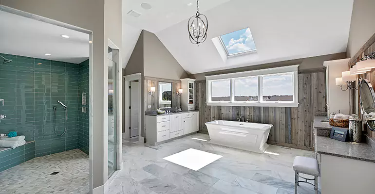 Guest Bathroom Flooring Remodel in Cadiz